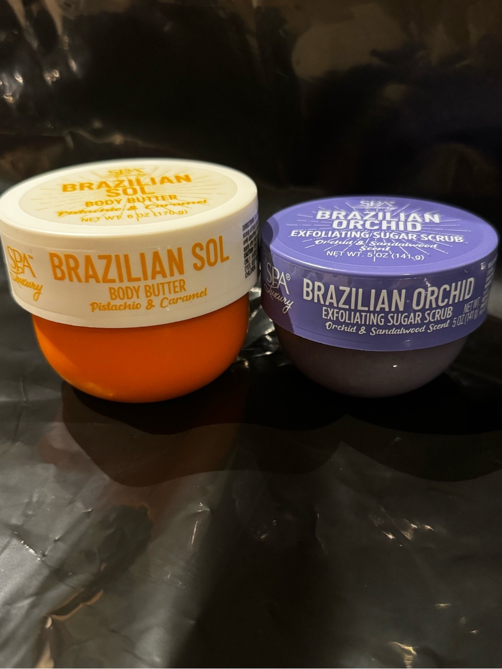 Spa Luxury Brazilian Sol Body Butter & Brazilian Orchid Sugar Scrub Bundle